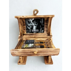 drewniana beczka prezent